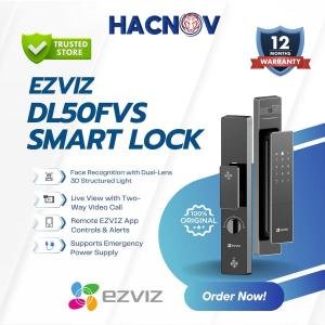 EZVIZ DL50FVS Smart Door Lock Kunci Pintu Digital Canggih Dan Aman
