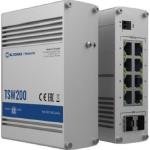 Teltonika Industrial PoE+ Switch TSW200 8 Port Ethernet & 2 Port SFP