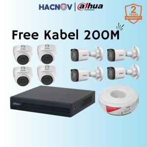 Paket CCTV Dahua 2mp 8 channel 8 kamera 1080p Jasa Instalasi CCTV Indoor Outdoor