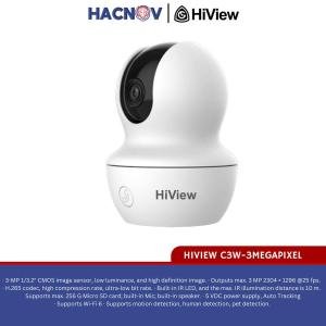 HiView C3W 3MP Indoor Pan Tilt H.265
