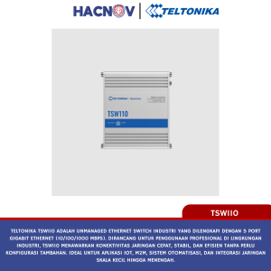 TELTONIKA TSW110 Unmanaged Industrial Ethernet Switch 5-Port Gigabit Switch